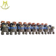 China Hansel  amusement park electric game machine kids stuffed ride on animals supplier