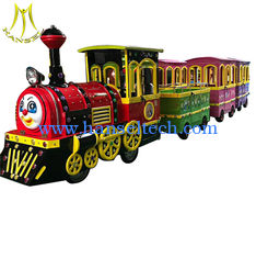China Hansel shopping mall battery operated amusement trackless electric trains supplier