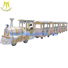 China Hansel  high quality large  24 seats amusement trackless tourist train for sale supplier