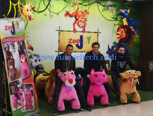 China Hansel hot selling funfair battery operated ride on animals in shopping mall supplier