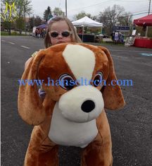 China Hansel Battery Operated Rides On Animal Toys Plush Stuffed Zippy Walking Animal supplier