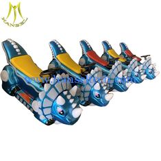 China Hansel  remote control battery operated electric dinosaur motor rides for shopping mall supplier