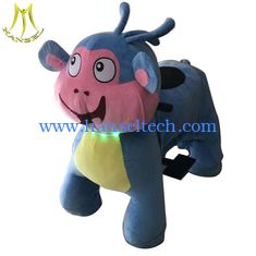 China Hansel motorized plush riding animal for kids non coin ride on animal toy for rental for parties supplier