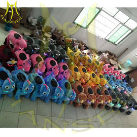 Hansel coin operation electric plush animal scooters motorized plush animal scooter at mall supplier