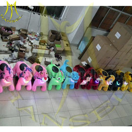Hansel coin operation electric plush animal scooters motorized plush animal scooter at mall supplier