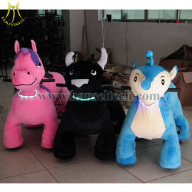 Hansel 2016 high quality Green Dinosaur Animal Ride Plush Animal Electric Scooter Electric Walking Animal supplier