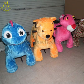 Hansel 2016 Animated Electronic Plush Toys Green Dinosaur Animal Ride For Mall supplier