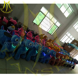 Hansel Best selling Kids Party Rental Electric Amusement Riding Bike Motorized Animal Rides supplier