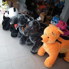 Hansel Best selling Guangzhou Mechanical Animal Ride Plush Toys On Wheels Stuffed Animal Rides supplier