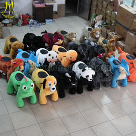 Hansel Best selling Guangzhou Mechanical Animal Ride Plush Toys On Wheels Stuffed Animal Rides supplier