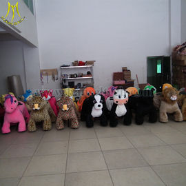 Hansel Cheap Amusement Park Kids Ride Electric Animal Motorcycle Walking Rides supplier