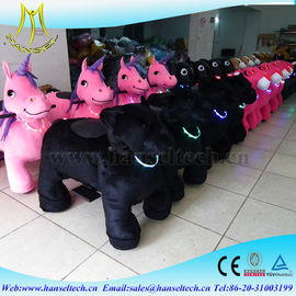 Hansel Hot sale battery operated walking animal rides plush animal scooters for mall supplier