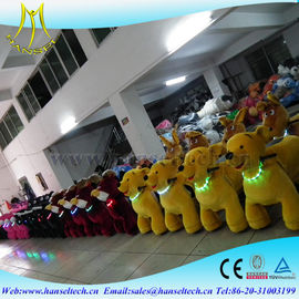 Hansel Hot sale battery operated walking animal rides plush animal scooters for mall supplier