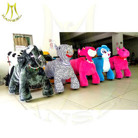 Hanseltech ride on animal unicorn plush animal battery car on wheels supplier