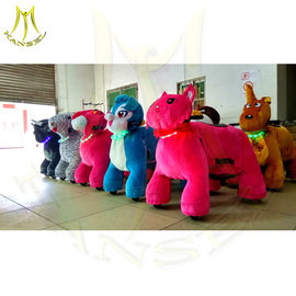 Hanseltech ride on animal unicorn plush animal battery car on wheels supplier