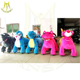 Hanseltech ride on animal unicorn plush animal battery car on wheels supplier