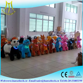 Hansel hot selling battery operated stuffed electric motorized animal mall supplier