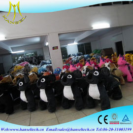 Hansel high quality CE plush motorized riding coin operated animal cars supplier