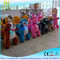 Hansel high quality coin operated plush electric animal kiddie cars supplier