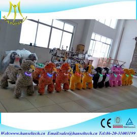 Hansel high quality plush electric animal scooters for kids ride in shopping malls supplier