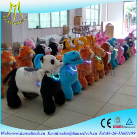 Hansel high quality plush electric animals scooter wholesale cheap stuffed animal scooter on mall supplier