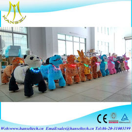 Hansel high quality plush electric animals scooter wholesale cheap stuffed animal scooter on mall supplier