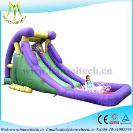 Hansel hot selling children entertainment PVC inflatable bouncer slide jumping slide for sale supplier