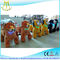 Hansel latest designed battery moving amusement park outdoor game equipment ccoin operated dinosaur ride scooter supplier