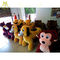 Hansel amusment park games equipment kiddie animals toy ride seat moving electric stuffed animals adults can ride supplier