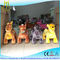 Hansel funny amusement park games rocking horse with wheels children rides used	kiddie rides  rideable animal toy supplier