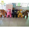 Hansel battery animal scooter rides mechanical horses for children kiddie train ride game machine center moving rides supplier
