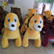 Hansel outdoor park games funfair fiberglass rides games for kids under 3 moving battery operated plush animals supplier