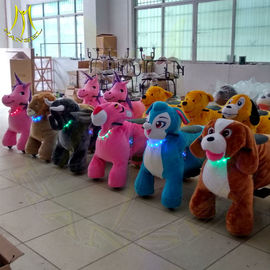 Hansel amusement park equipment china amusement rides moving horse toys for kids game center machine for shopping mall supplier