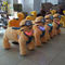 Hansel plush toys stuffed animals on wheels happy ride toy animal electric ride hot in shopping mall coin operated ride supplier