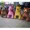 Hansel  stuffed animal unicorn on wheels coin operate game machinefalgas kiddy ride kids amusement rides supplier