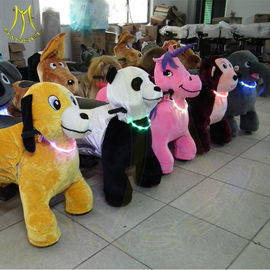 Hansel 4 wheel kid ride electric animal scooter electronic baby swing moving animals battery operated plush animals supplier
