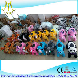Hansel  4 wheel kid ride electric animal scooter mini carousel rides for saleelectric rideable animal toy ride supplier