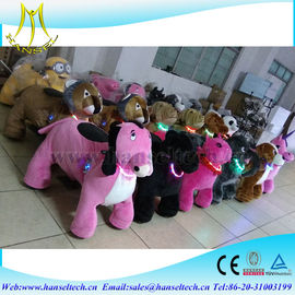 Hansel  4 wheel kid ride electric animal scooter mini carousel rides for saleelectric rideable animal toy ride supplier