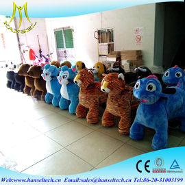 Hansel playground equipment rocking mini helicopter amusement ride coin operated dinosaur ride scooter stuffed animal supplier