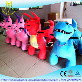 Hansel playground equipment rocking commercial kids rides coin operated dragon ride walking stuffed animal scooter ride supplier