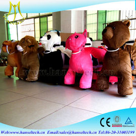 Hansel playground equipment rocking commercial kids rides coin operated dragon ride walking stuffed animal scooter ride supplier