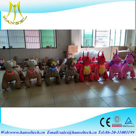Hansel stuffed animal scooter ride electric mini carousel rides for sale 4 wheel kid ride amusemnt park game machine supplier