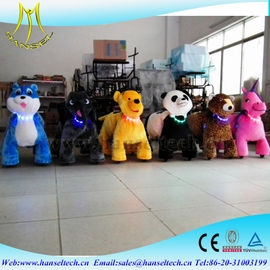 Hansel children indoor amusement park ride on animals in shopping mall motorized plush riding animals children indoor supplier