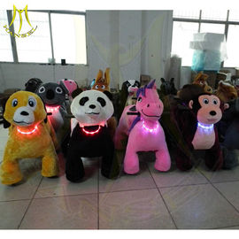 Hansel family entertainment center coin operated dragon ride electrical animaltoy riding stuffed animal scooter ride supplier