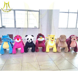 Hansel  indoor amusement park ride plush animal electric scooter horse scooter for adults commercial electric ride on supplier