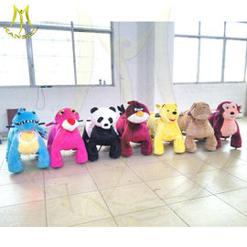 Hansel amusement park ride manufacturer ridable plush animal happy rides on animal indoor and outdoor ride on party supplier