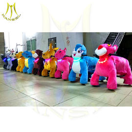 Hansel amusement game machines plush electrical animal toy car hansel tech ride on animal unicorn animal scooter ride supplier