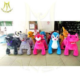 Hansel amusement game machines plush electrical animal toy car hansel tech ride on animal unicorn animal scooter ride supplier