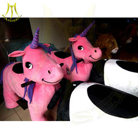 Hansel plush unicorn electric scooter kids play machine rides amusement park rides for rent kiddie rides ebay supplier