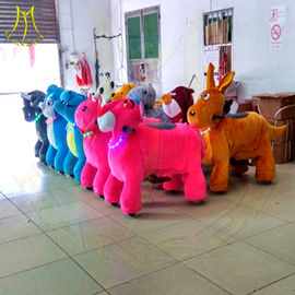 Hansel mechanical horses for children animal scooter ride battery fiberglass car for kids kids play ground equipment supplier